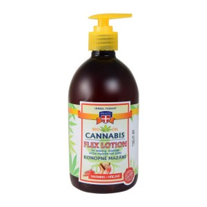 Konopny żel rozgrzewający  z pompką 500ml