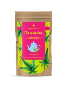 Herbata konopna Marysieńka 10g - ręcznie zbierane, selekcjonowane młode liście konopi