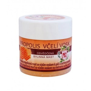 Maść ziołowa z wosku pszczelego do skóry suchej i popękanej  propolis 150 ml Putorius