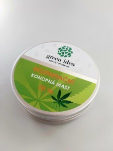 Regeneracyjna maść konopna zawierająca 70% oleju konopnego 100ml do stosowania na egzemy, łuszczycę i inne dolegliwości skórne